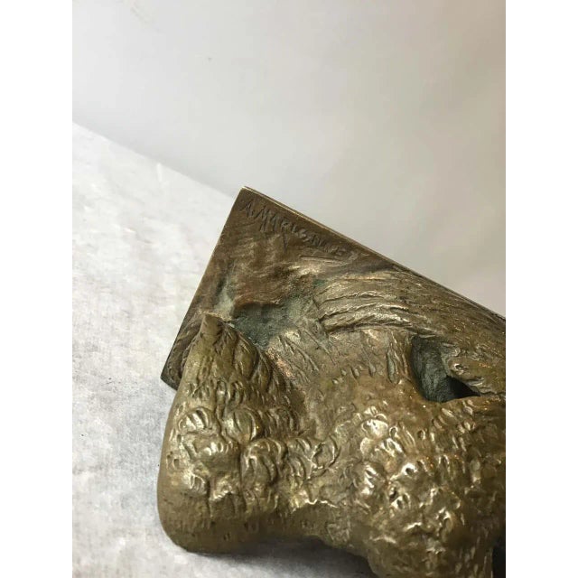 1880s Bronze Eagle by A. Marionnet For Sale - Image 11 of 12