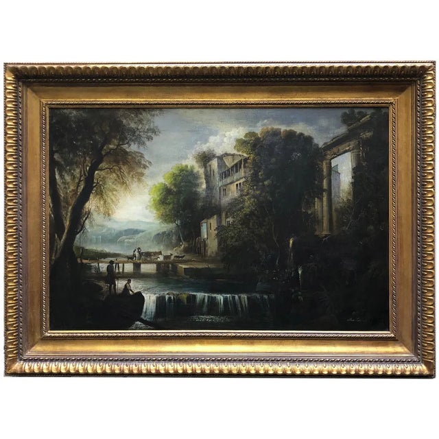 M. Locatelli, Italian Landscape, 2011, Oil on Canvas For Sale