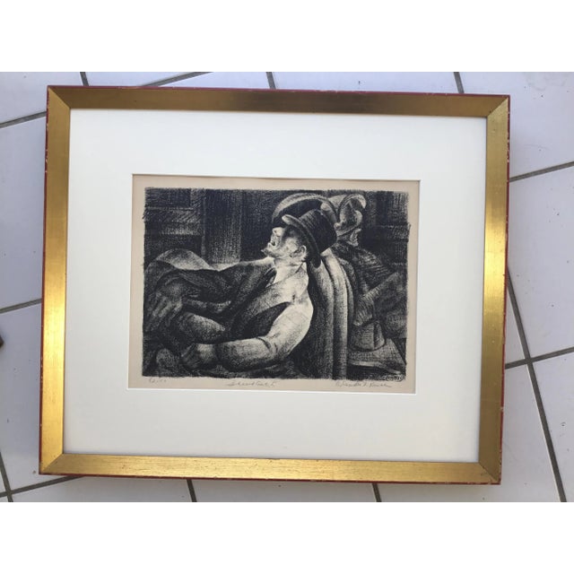 Black “ Second Ave.,”L” 1930 Original Lithograph by Alexander Z. Kruse For Sale - Image 8 of 12