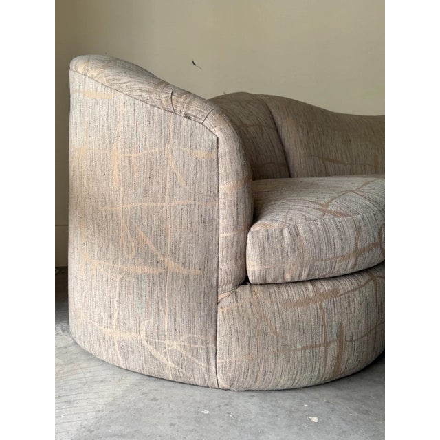 1980s Postmodern Curved Sculptural Sectional For Sale In Tampa - Image 6 of 8