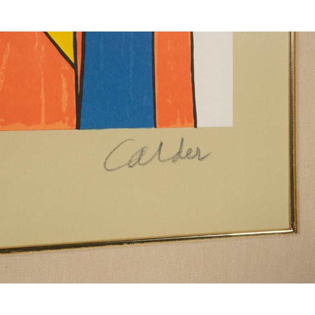 Alexander Calder "Squash Blossoms" Signed Lithograph Artist Proof 1970s For Sale In Los Angeles - Image 6 of 6