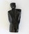 Mid 20th Century Vintage Postmodern Black Ceramic Figure For Sale - Image 5 of 11