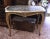 Golden Table with Faux Marble Shelf For Sale - Image 9 of 9