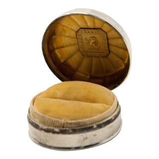 Mid 20th Century Sterling Silver Ring Box For Sale