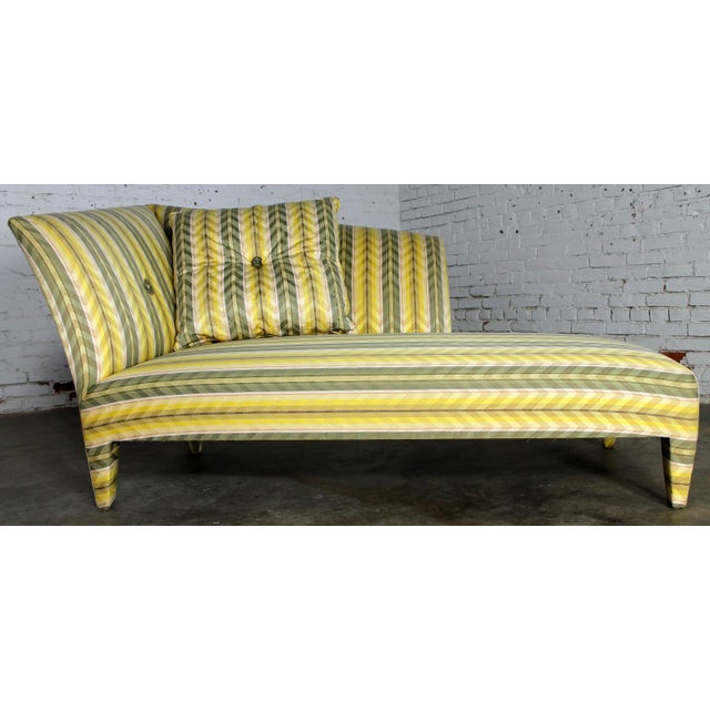 John Hutton for Donghia Spirit Stripe Chaise Lounge | Chairish
