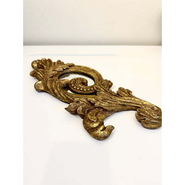 Gold Pair of Vintage Gold Mirrors For Sale - Image 8 of 11