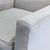Textile Crate & Barrel Lounge Chair With Ottoman – Modern Cream Upholstery For Sale - Image 7 of 9