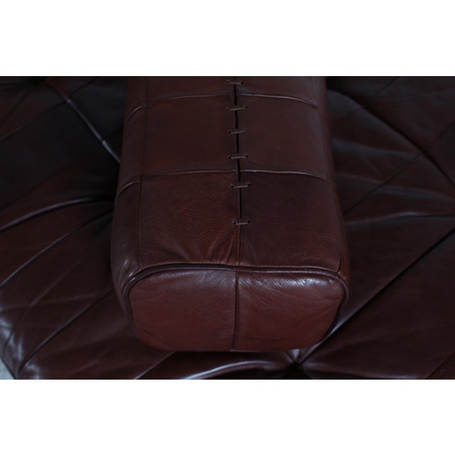 DS 80 Daybed in Patchwork Aniline Leather with Wood Frame from de Sede, 1969 For Sale - Image 9 of 13