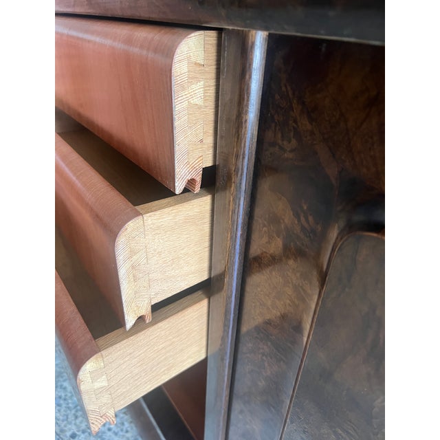 Art Deco Sideboard in Burl Walnut, 1930 For Sale - Image 16 of 18