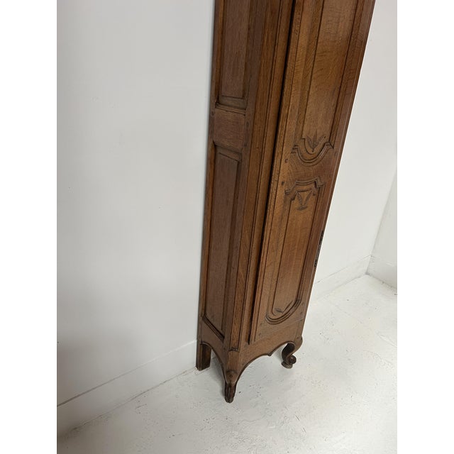 Louis XV Carved Oak Grandfather Clock, 18th Century For Sale - Image 9 of 17