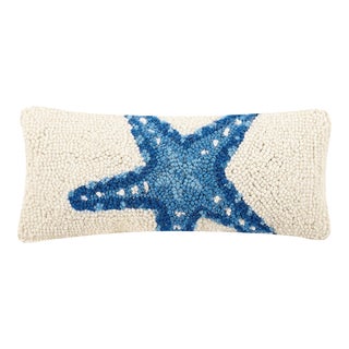 Sea Star Hook Pillow, 12" x 5" For Sale