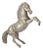 1960s Italian Silver-Plate Rearing Horse For Sale
