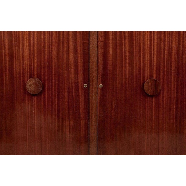 1930s Antique French Art Deco Mahogany Sideboard Cabinet by Andre Sornay For Sale - Image 5 of 11