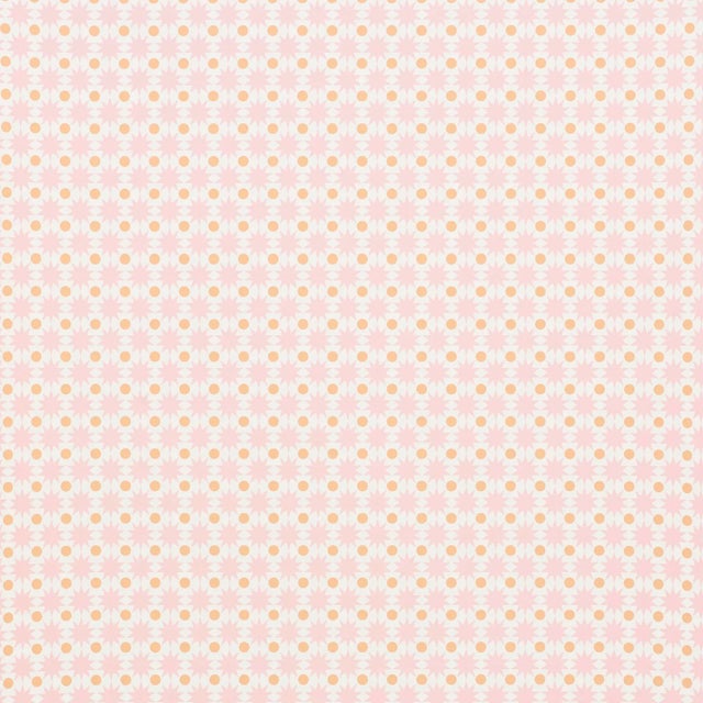 Contemporary Sample - Schumacher Cosmos Wallpaper in Pink For Sale - Image 3 of 5