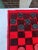 Up for consideration is a beautiful felt red and black checkers set. This would look lovely in your home and it is a great...