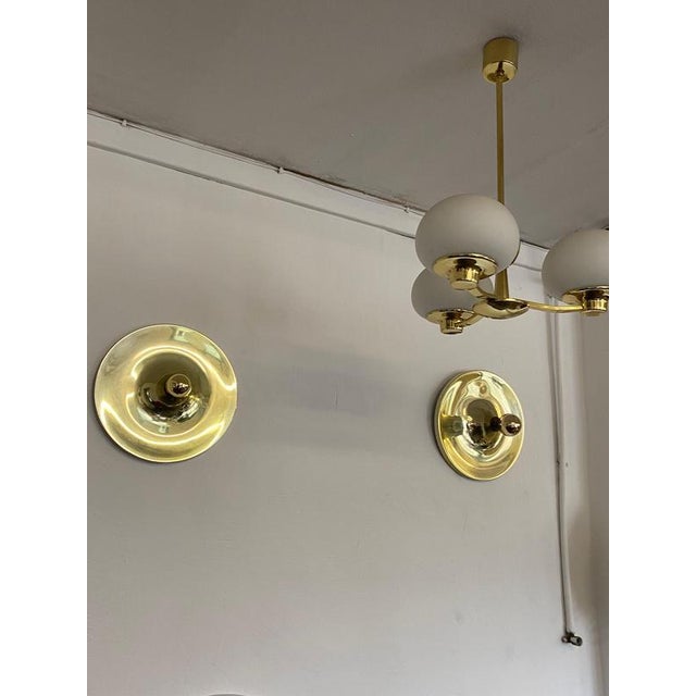 Gold Spacers Lamps from Honsel, 1960s, Set of 2 For Sale - Image 3 of 12