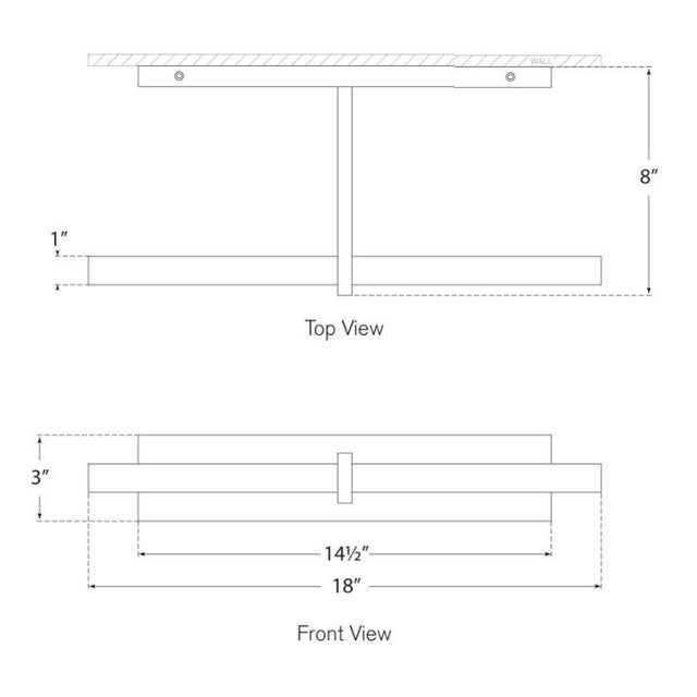 Modern Kelly Wearstler for Visual Comfort Signature Axis 18" Picture Light in Bronze For Sale - Image 3 of 3