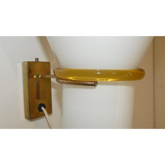 Modern Murano Glass Wall Lamp from Leucos, Italy, 1970s For Sale - Image 3 of 13