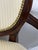 Late 20th Century The Executive’s Alcove: Neoclassical Writing Console & Medallion Armchair Suite — 3 Pieces For Sale - Image 13 of 14
