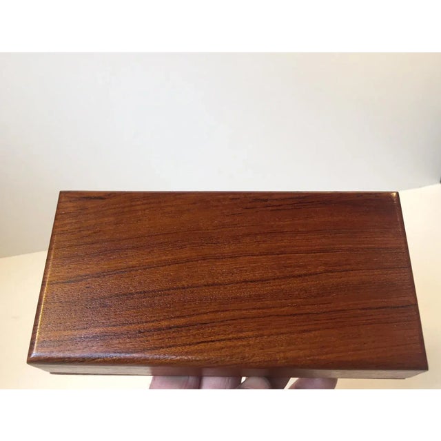 Mid-Century Modern Mid-Century Danish Teak Box, 1960s For Sale - Image 3 of 10