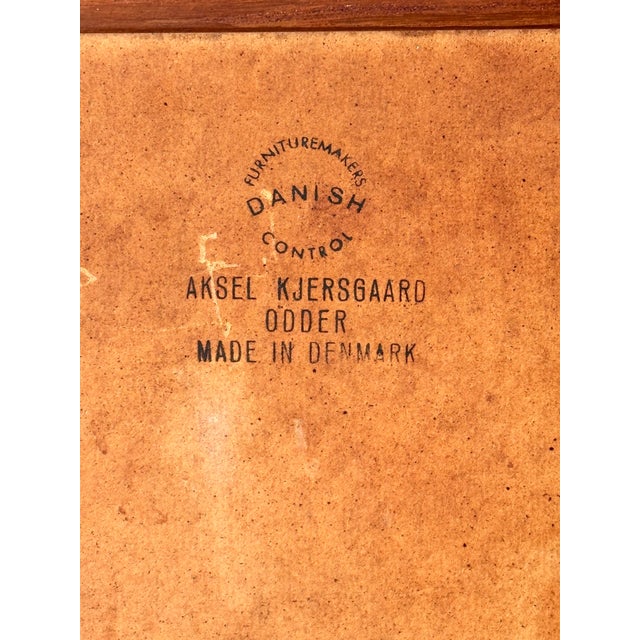 1960s Aksel Kjersgaard Odder Model 220 Danish Modern Teak Wall Mirror For Sale - Image 10 of 10