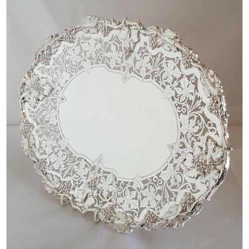 George VI Pierced Sterling Silver Compotier, Sheffield, 1940 For Sale - Image 4 of 14