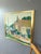 Mid 20th Century Mid-Century Modern 'Afternoon Stroll' Vintage Street Scene Landscape Oil Painting by Swedish Artist Eric Elfvén (1921–2008), Framed For Sale - Image 5 of 12