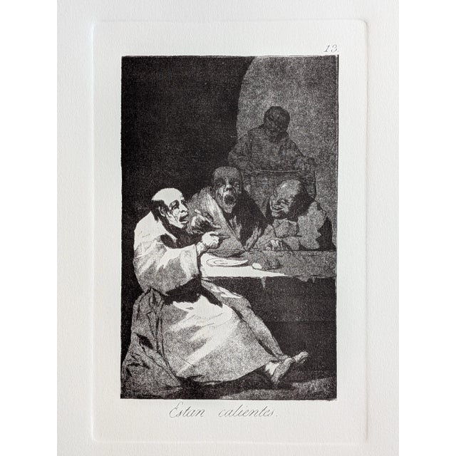 Francisco de GOYA - Fran.co Goya y Lucientes, Pintor - Plate 13 - Los Caprichos, ed. Jean de Bonnot. Plate 1 on Lana pur...
