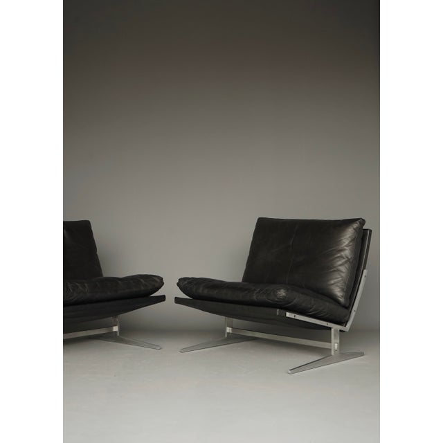 Bo-561 Easy Chairs by Preben Fabricius & Jørgen Kastholm for Bo-Ex, 1960s, Set of 2 For Sale - Image 6 of 18
