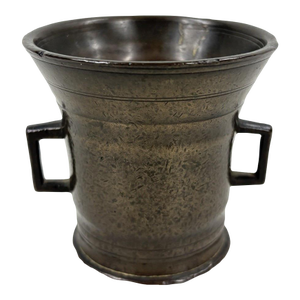 Antique European Bronze Apothecary Mortar – C. 18th/19th Century