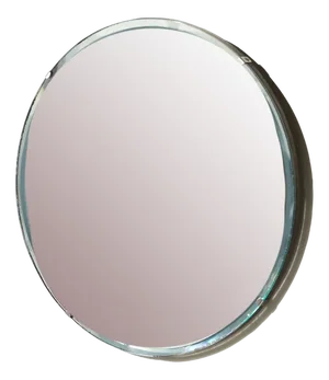 Round Beveled Mirror, 1950s