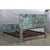 Complete King Size Bed Constructed From an Antique Painted Teakwood Rajasthani Door and Pillars For Sale - Image 9 of 9