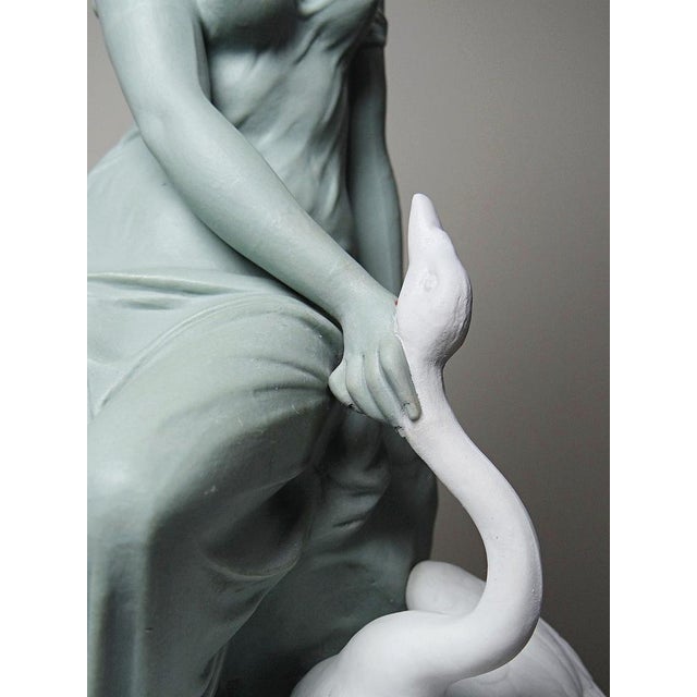 Two-Tone Biscuit Figurine by Letu & Mauger, 1800s For Sale - Image 12 of 16