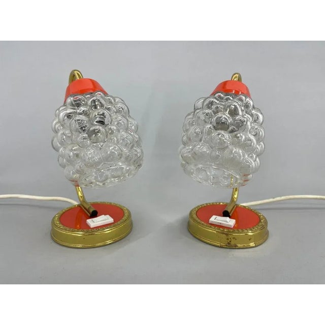 Bedside Lamps in the style of Helena Tynell 1970s, Set of 2 For Sale - Image 3 of 6