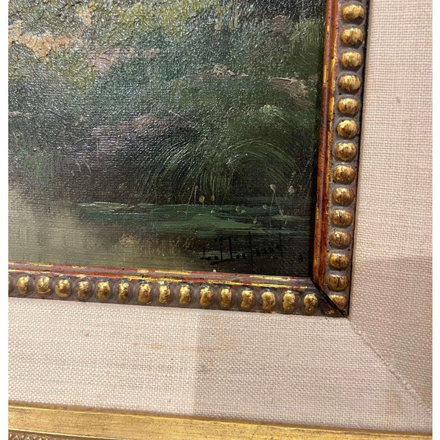 19th Century French Landscape Oil Painting Signed L. Dupuy for Galien-Laloue For Sale - Image 4 of 12
