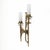 Brutalist Brutalist Bronze Wall and Murano Glass Sconces, 2000, Set of 2 For Sale - Image 3 of 9