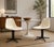 Mid Century Eames for Herman Miller “La Fonda” Parchment Fiberglass Arm & Side Chairs - Set of 4 For Sale - Image 12 of 13