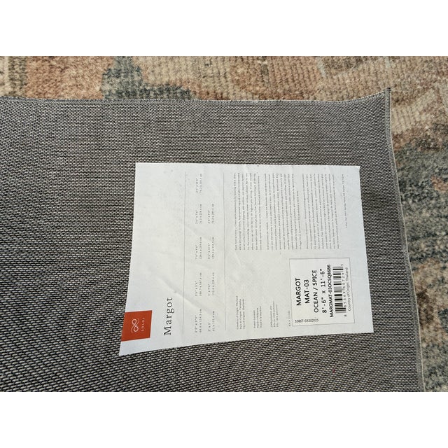 8ft 6in × 11ft 7in Loloi Margot Area Rug, Ocean Spice For Sale - Image 12 of 12
