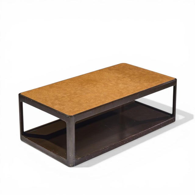 Roger Sprunger for Dunbar Mid Century Mahogany Coffee Table For Sale - Image 9 of 10