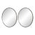 Brutalist, Circular Wall Mirrors, Hammered Metal, Distressed Glass, 21st C. For Sale