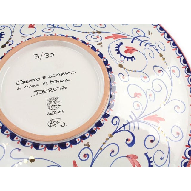 Deruta Gold Luster Moorish Gold Plate by Deblona For Sale - Image 10 of 13