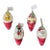 1990s Christopher Radko Looney Tunes Warner Brothers Stocking Ornament Set- 4 For Sale