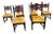 Antique Renaissance Revival Lion Northwind Carved Dining Chairs - Set of 6 For Sale