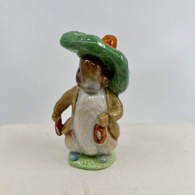 Vintage 1948 Beswick Beatrix Potter Figurine of Benjamin Bunny For Sale In Los Angeles - Image 6 of 8