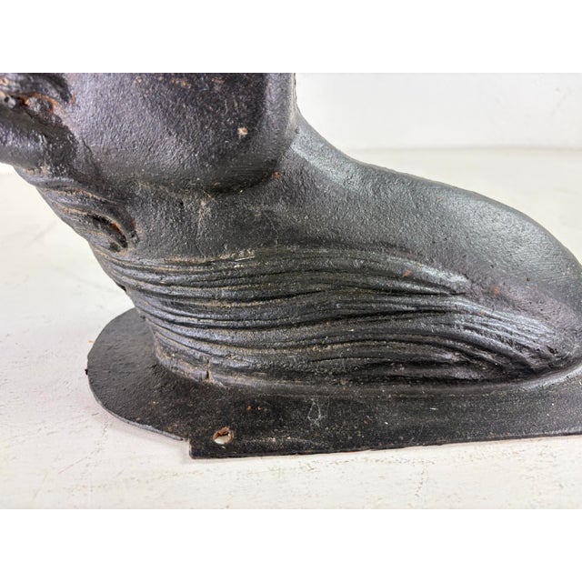 Metal French Country Cast-Iron Equestrian Wall Mount For Sale - Image 7 of 11