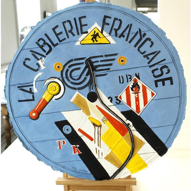 Peter Klasen, La Câblerie Française, Original Aquagravure For Sale - Image 7 of 7