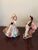 Ceramic Vintage 1950s G. Girardi Signed Italian Porcelain Dancing Figurines - Set of 2 For Sale - Image 7 of 12