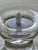 Mid-Century Modern Pair of Vintage Crystal Glass Votive Hurricane Lamps For Sale - Image 3 of 10