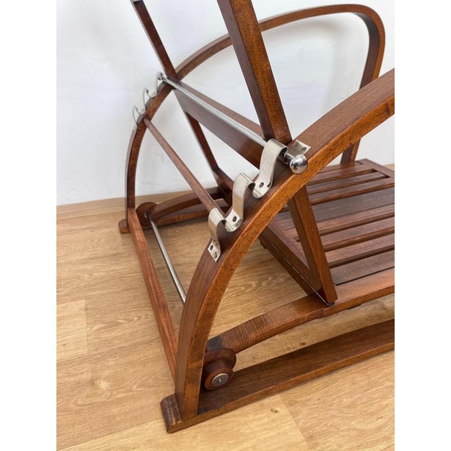 H-74 Adjustable Lounge Chair by Jindrich Halabala for Up Závody, 1930s For Sale - Image 3 of 12