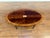 Traditional Oval Mahogany Cocktail Table by Leighton Hall - Showroom Sample For Sale - Image 10 of 13